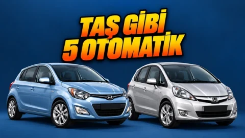 1 Milyon TL Altında Bakılabilecek 5 Otomatik İkinci El Otomobil