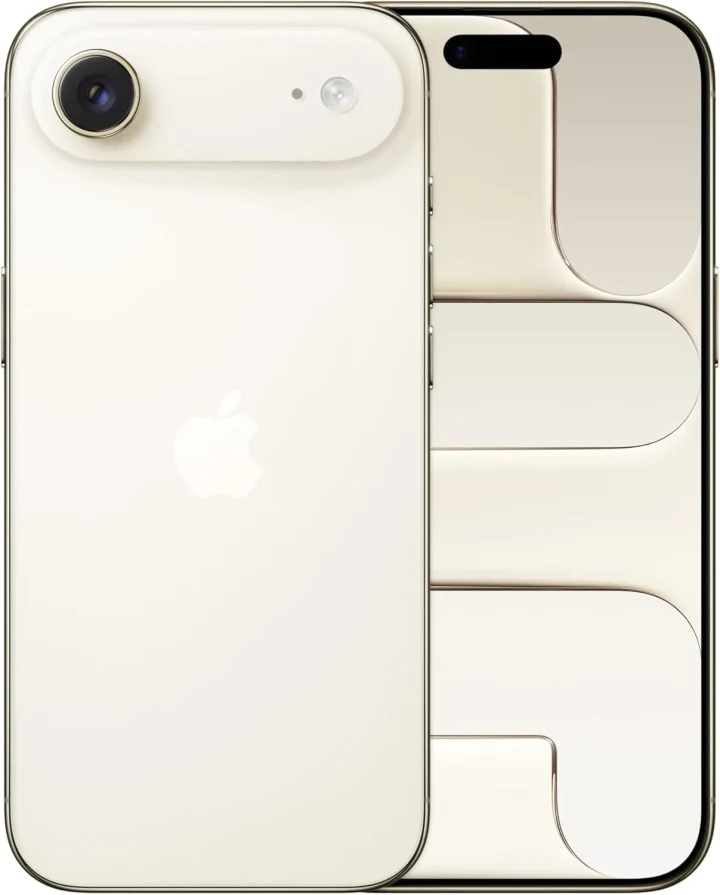 Uçuk Altın Rengi iPhone Air’in ön ve arka yüzü