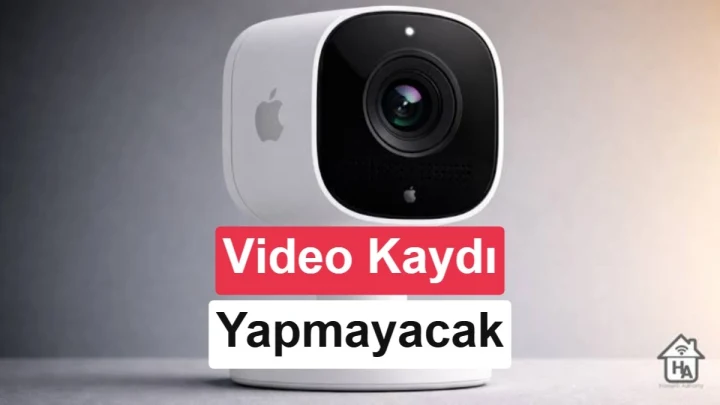 Silindirik tasarımlı bir akıllı ev kamerası