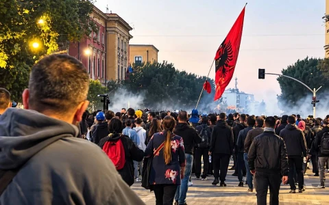 Arnavutluk’ta protestolar yedinci gününde: Akademisyenlerden Rama’ya istifa çağrısı