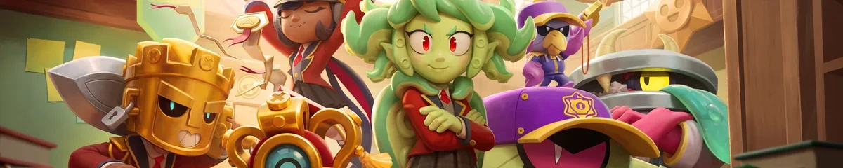 Brawl Stars karakterlerinin yer aldığı Ağustos 2026 güncelleme görseli