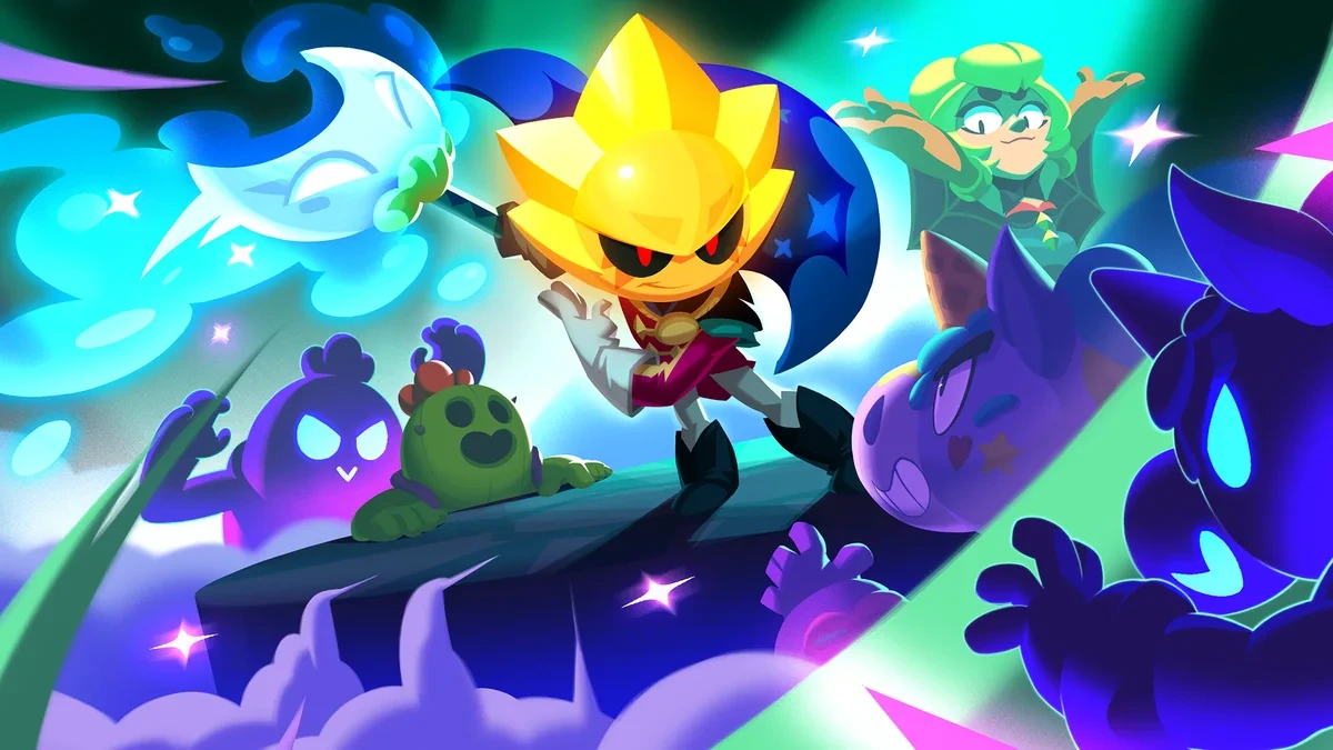 Brawl Stars karakterlerinin yer aldığı renkli güncelleme görseli