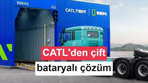 CATL, elektrikli kamyonlar için çift bataryalı sistemini tanıttı
