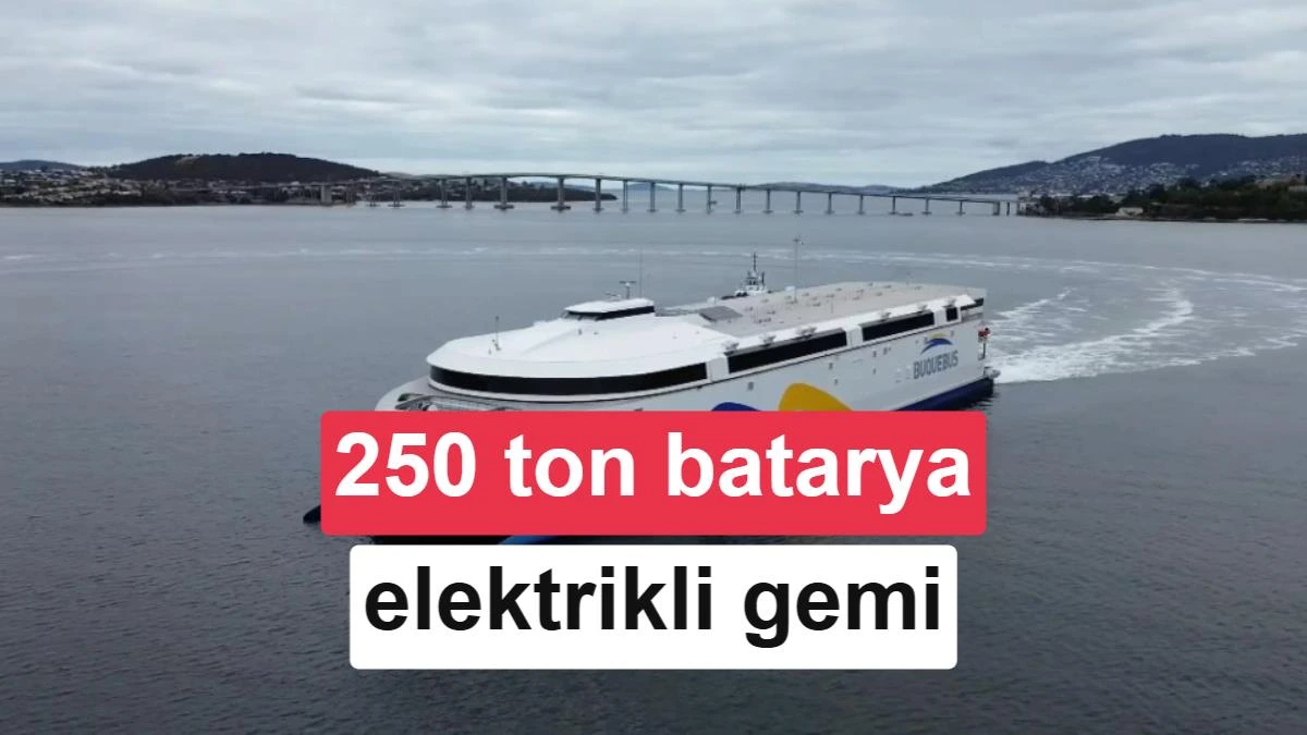 China Zorrilla elektrikli feribotu denizde seyir hâlinde