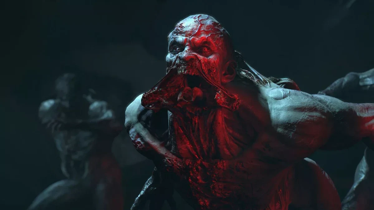 Dying Light: The Beast’te kanlı yüzü ve güçlü yapısıyla görülen yaratık