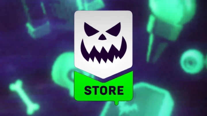 Cadılar Bayramı temalı Epic Games Store logosu