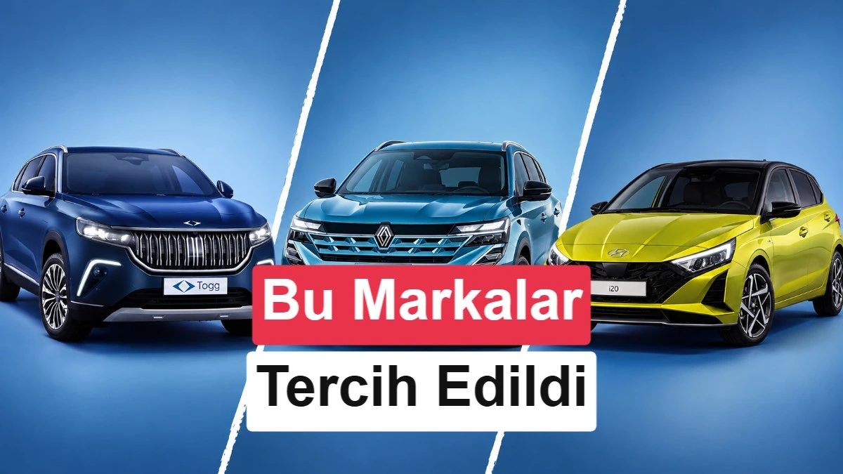TOGG, Volkswagen ve Nissan otomobillerinin yer aldığı eylül ayı marka tercihleri görseli