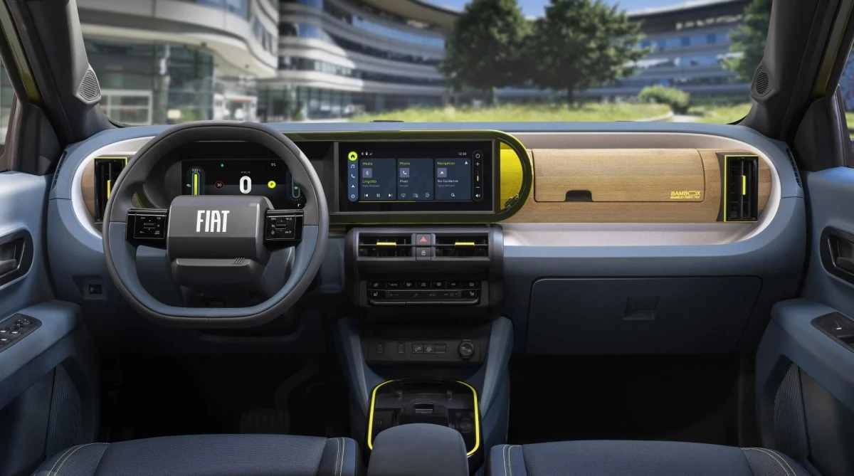 Fiat Grande Panda’nın ön konsolu ve kokpiti