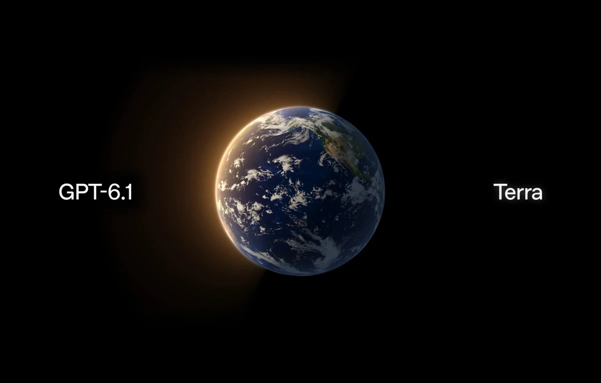 GPT-6.1 Terra adı ve Dünya görseli