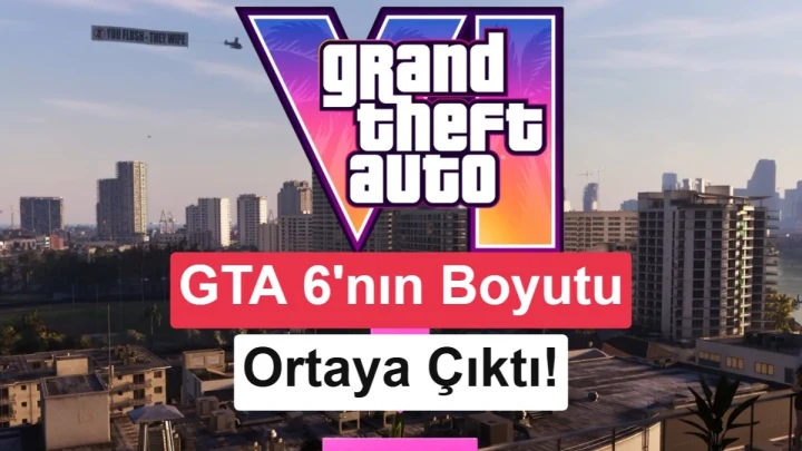 GTA 6 görselinde oyunun logosu ve iki karakter