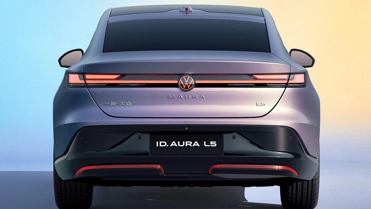 Volkswagen ID. AURA L5’in arka tasarımı ve stop lambaları