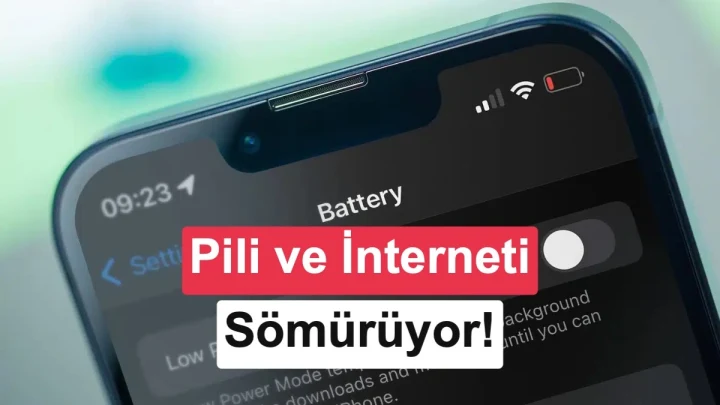 iPhone bildiriminde, daha güvenilir internet bağlantısı için Wi-Fi yanında mobil veri kullanıldığı belirtiliyor