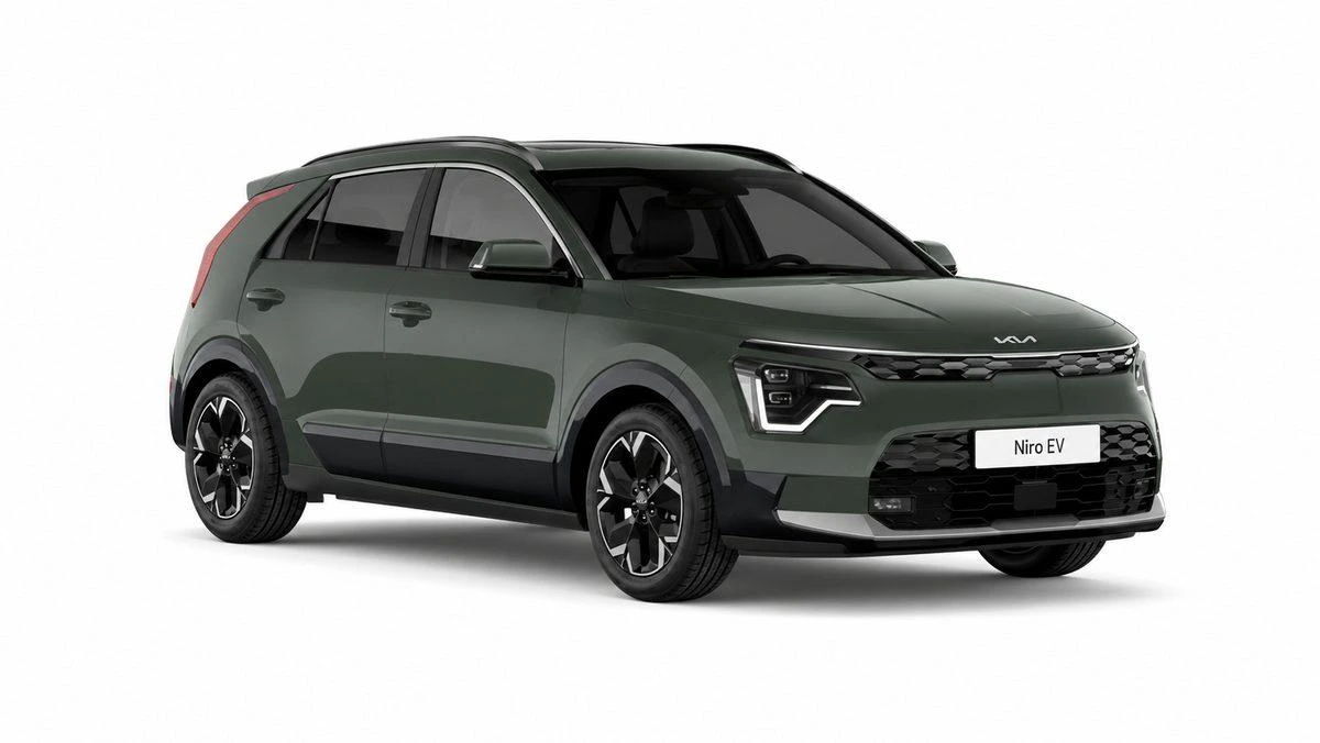 Gri Kia Niro EV elektrikli SUV