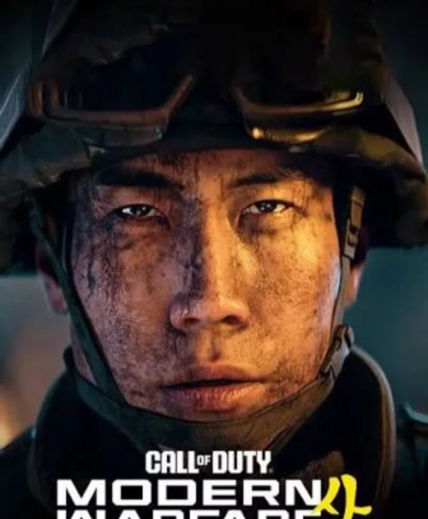 Call of Duty: Modern Warfare 4 görselinde Güney Koreli asker karakterin yakın plan portresi