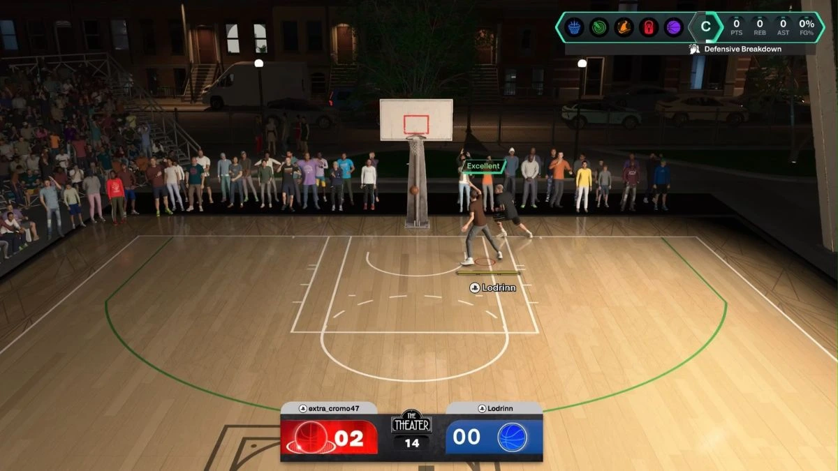 NBA 2K27’de pota altında hücum ve savunma mücadelesi