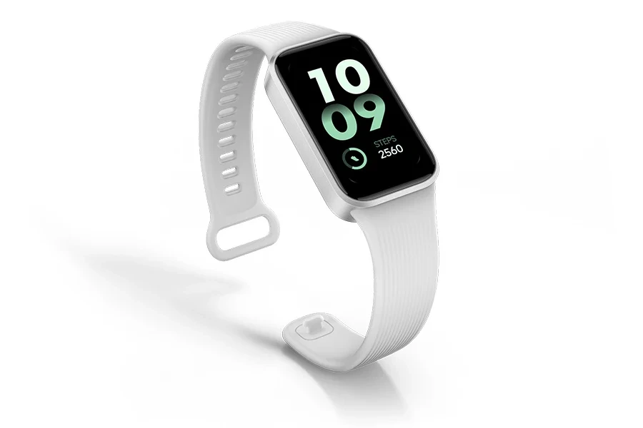 Beyaz kayışlı Redmi Band 4 akıllı bileklik