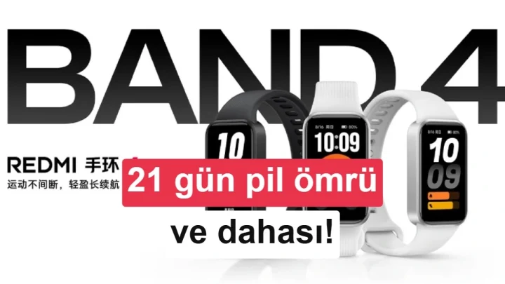 Xiaomi Redmi Band 4 bilekliklerin tanıtım görseli