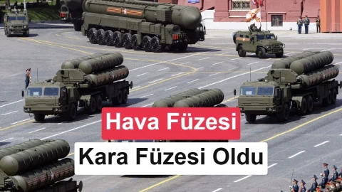 Rusya S-400 füzelerini kara hedeflerine karşı kullanıyor