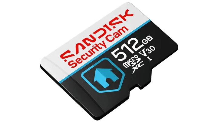SanDisk Security Cam Card 512 GB microSD kart