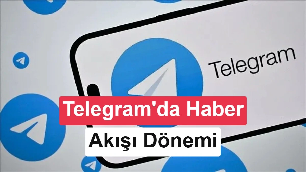 Telegram uygulamasının açık olduğu bir akıllı telefon ahşap yüzey üzerinde duruyor