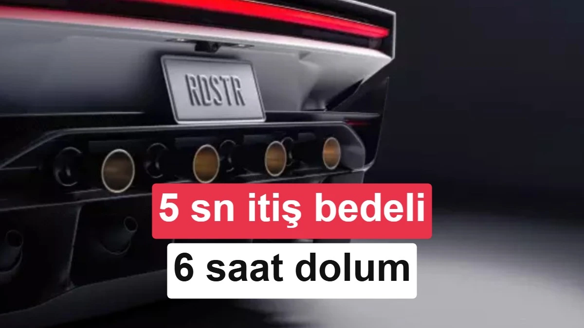 Tesla Roadster’ın arka bölümündeki gazlı iticiler ve 5 saniyelik itiş ile dolum süresini anlatan görsel