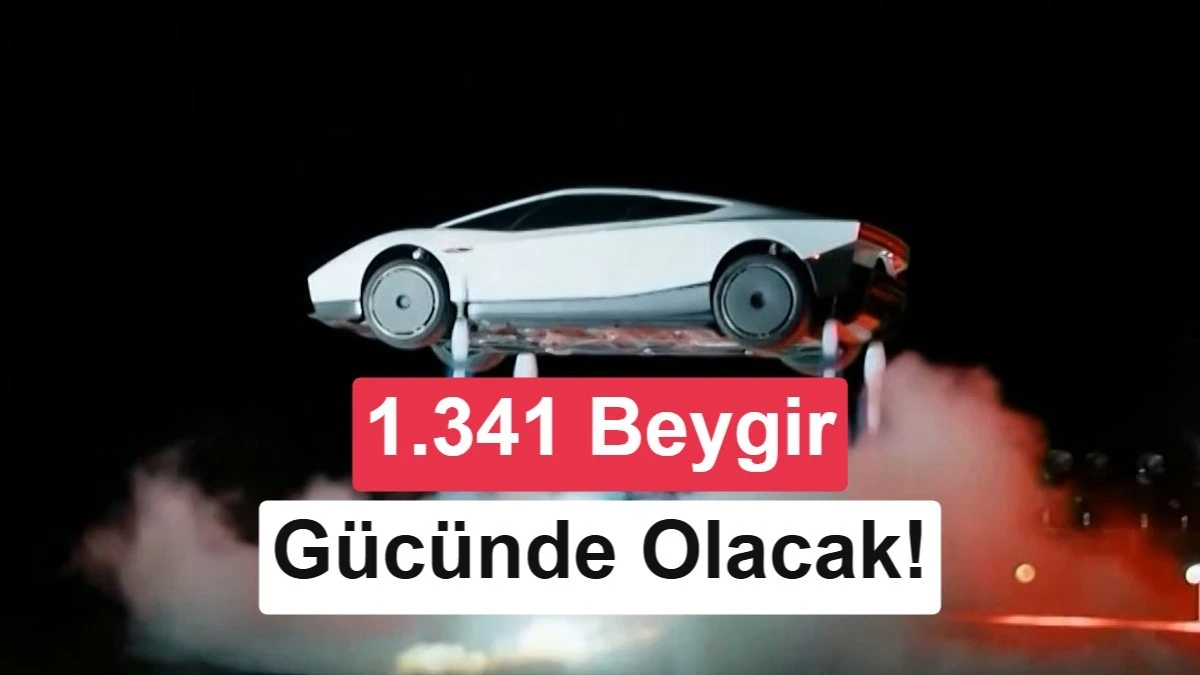 Tesla Roadster’ın havada iticileriyle yükseldiği tanıtım görseli
