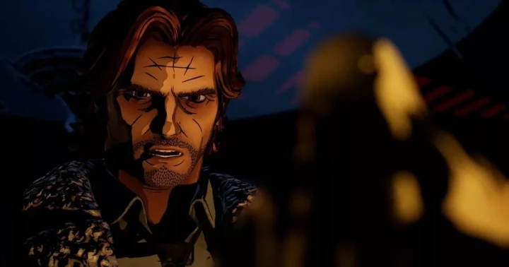 The Wolf Among Us Remastered oyunundan bir karakter sahnesi