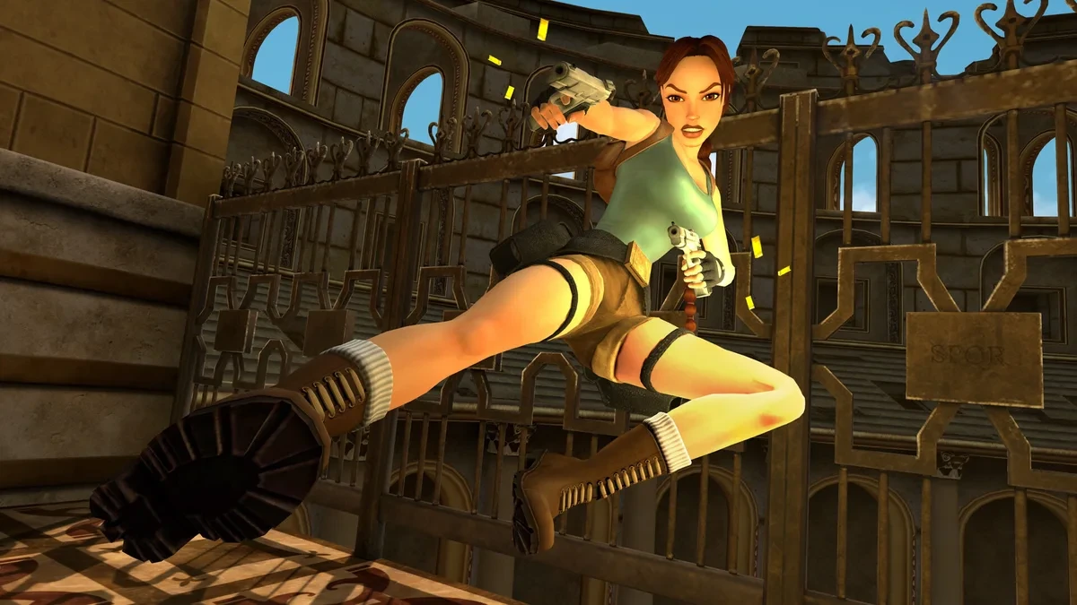 Tomb Raider IV-VI Remastered’da Lara Croft’un aksiyon sahnesi