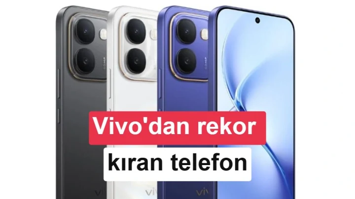 Vivo Y600 telefonun farklı renk seçenekleri ve ön yüzü