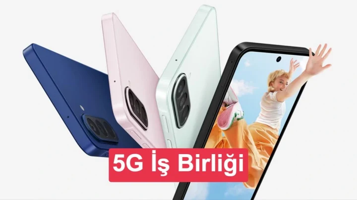 Samsung Galaxy A27 5G modellerini tanıtan 5G iş birliği görseli