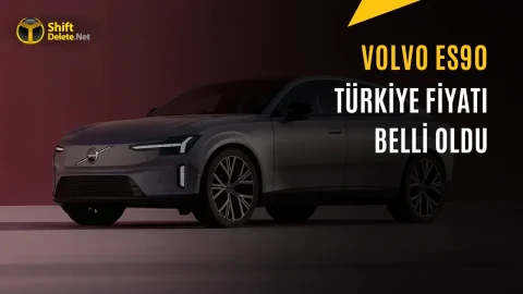 Volvo ES90 elektrikli otomobilin önden ve yandan görünümü