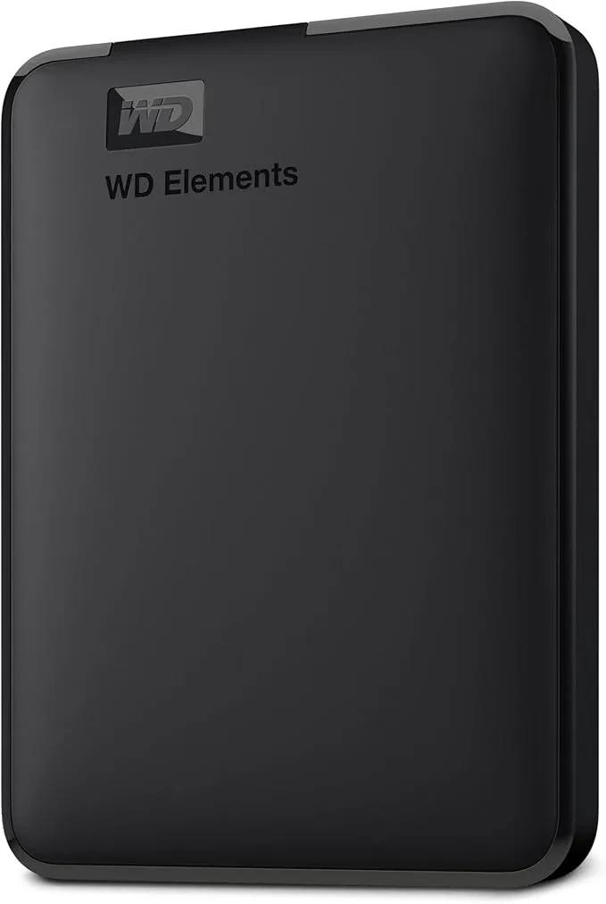 Siyah WD Elements taşınabilir harici disk