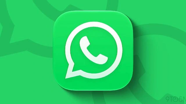 Yeşil arka plan üzerinde WhatsApp uygulama simgesi