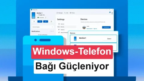 Windows 11’de telefon entegrasyonu genişliyor: Mesajlar ve uygulamalar Başlat menüsüne geliyor