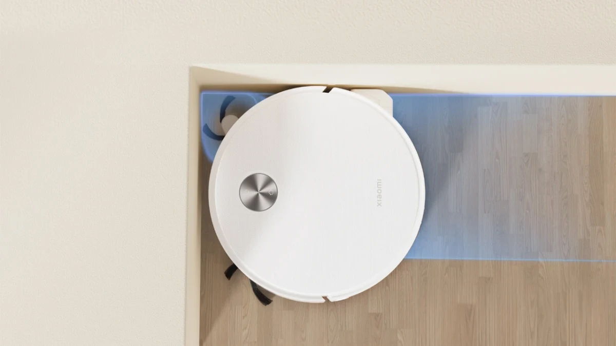 Xiaomi Robot Vacuum 6 robot süpürge köşeye ve duvar kenarına doğru ilerliyor