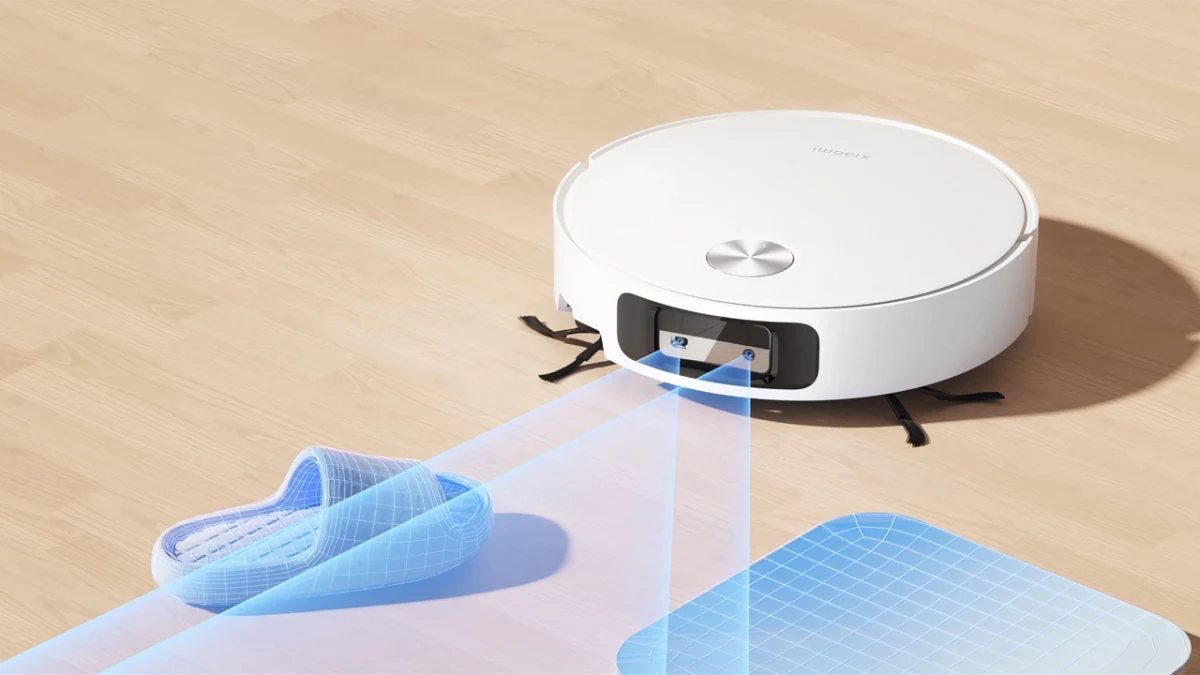 Xiaomi Robot Vacuum 6 robot süpürge zemindeki paspası algılıyor
