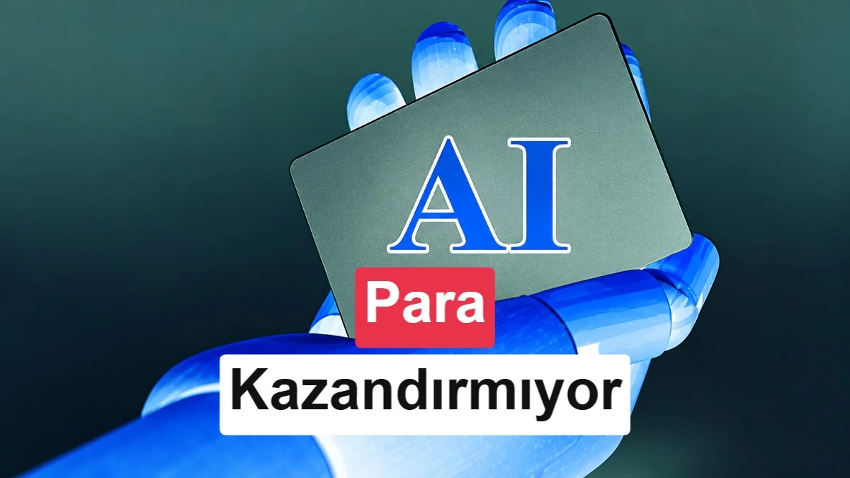 Yapay zekâ para kazandırmıyor başlıklı kapak görseli