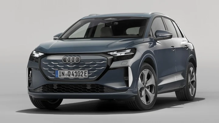 Yeni Audi Q4 e-tron elektrikli SUV modeli önden görünüm